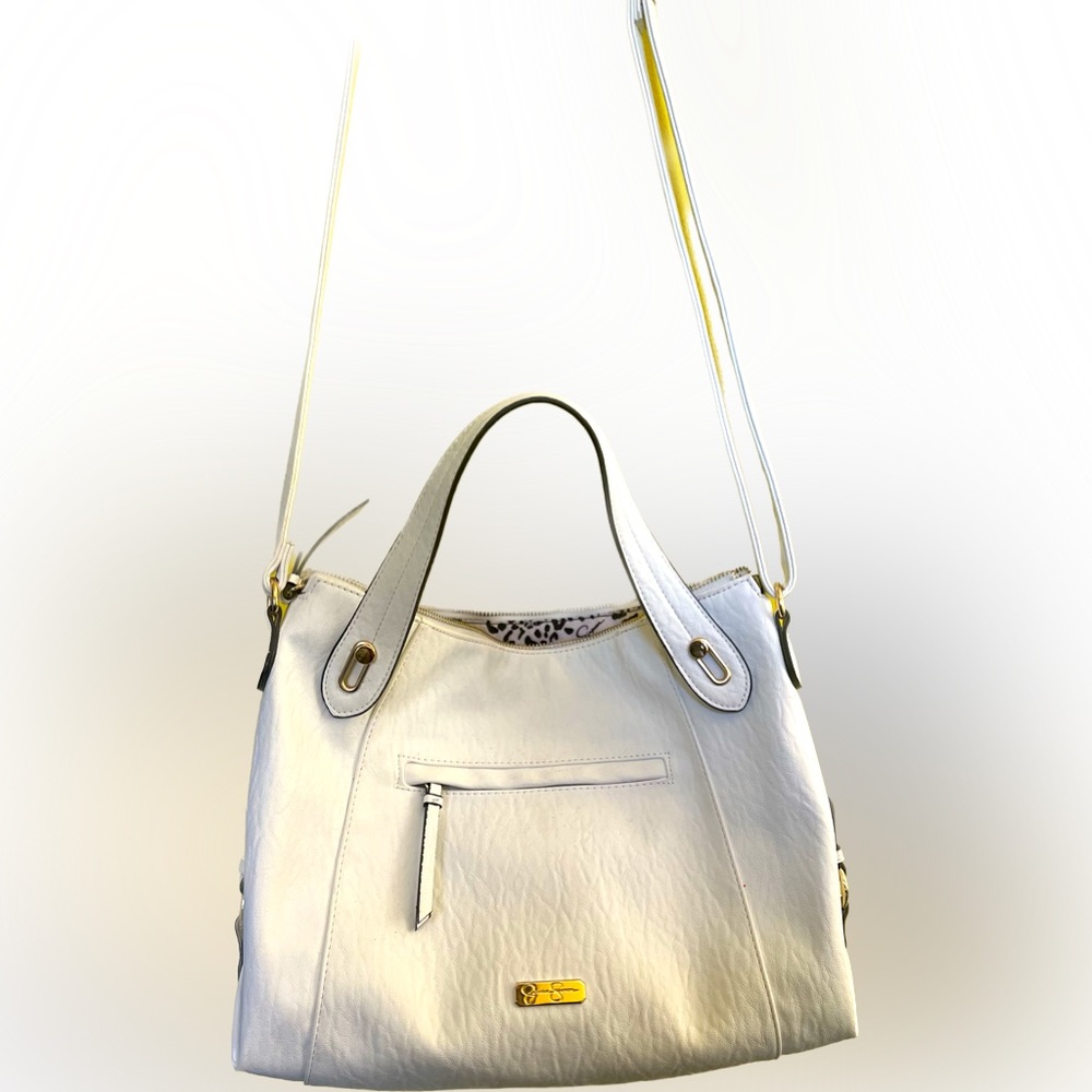 Jessica Simpson White Double Handbag